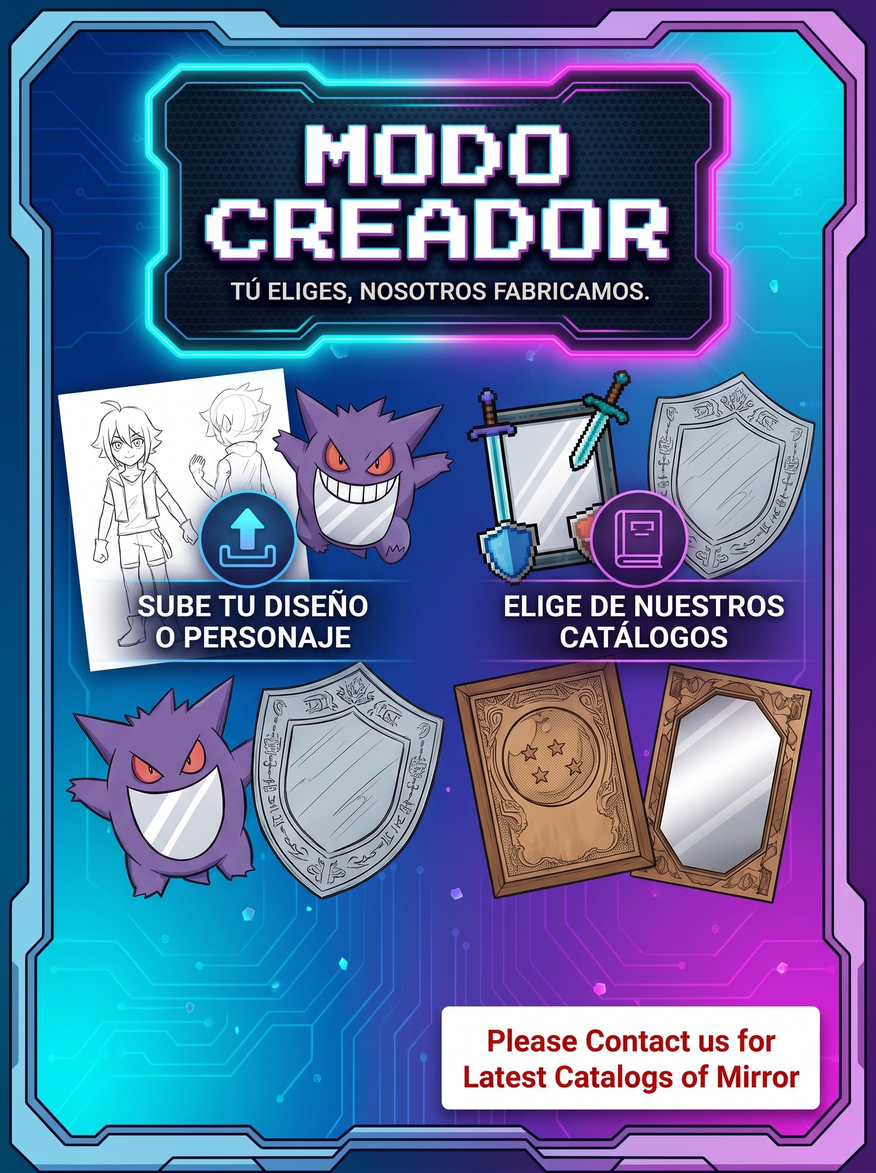 Espejo Anime Fantasy