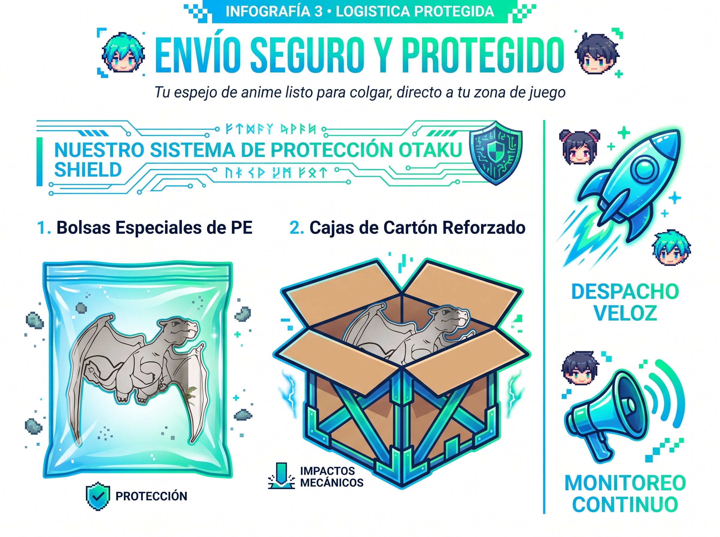 Espejo Anime Fantasy